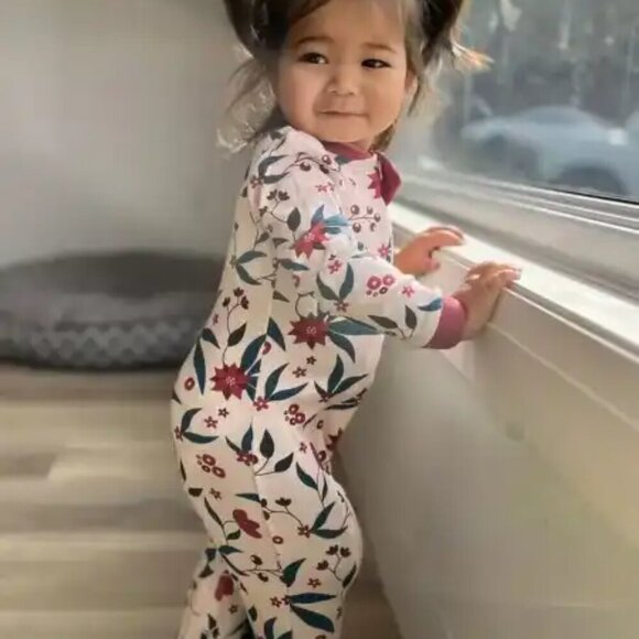 NWTS Zippy Jamz Organic Cotton Princettia Zipper Front Sleeper, 0-3 months - Picture 2 of 5